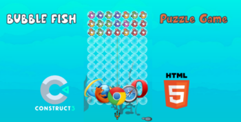 Bubble Fish HTML5 Game (With Construct 3 All Source-code .c3p)