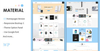 Material - Electronics WooCommerce WordPress Theme