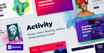 Activity - Booking WordPress Theme 1.0.10