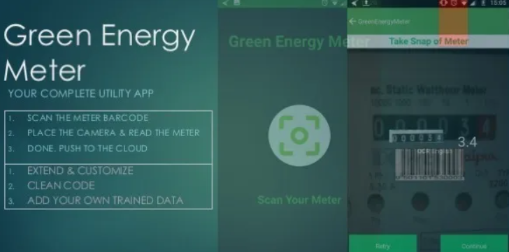 Automatic Utility Meter Reading App for Android