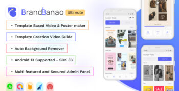 BrandBnao Ultimate - Animated Video & Festival Poster Maker, Brands.live Clone