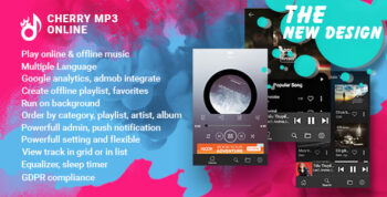 Cherry - Android Online Music Player with Admin Panel