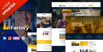 Factory HUB - Industry and Construction WordPress Theme 1.3.8