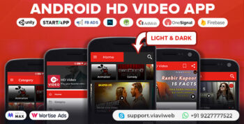 Android HD Video App (Youtube, Server Videos )