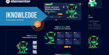 iKnowledge - Education Online & Learning Platform Elementor Template Kit