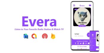 Evera - Single Station Radio & TV App | ADMOB, FIREBASE, ONESIGNAL 2.6.0
