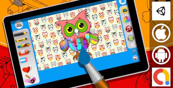 Kids Coloring Book With Magic Pen | Unity Game With AdMob For Android And iOS 19 April 2023