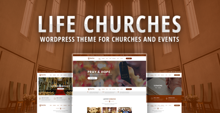 Life Churches v1.0.1 WordPress Theme for Churches and Events