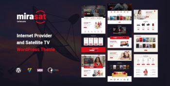 Mirasat - Internet Provider and Satellite TV WordPress Theme 1.1