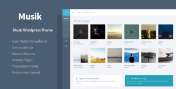 Musik - Responsive Music WordPress Theme
