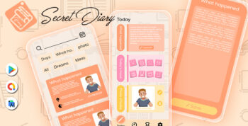 My Diary - Secret Diary with Lock Girls - Personal Diary - Daily Journal - Girl Diary