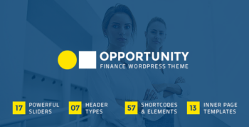 Opportunity – Finance WordPress Theme 1.7