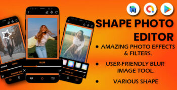PIP Shape Photo Editor - 3D Shape Pictures Art - Shape Overlay Photo Editor App - Insta Photo Effect