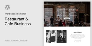 Rc - Restaurant & Cafe Onepage WordPress Theme
