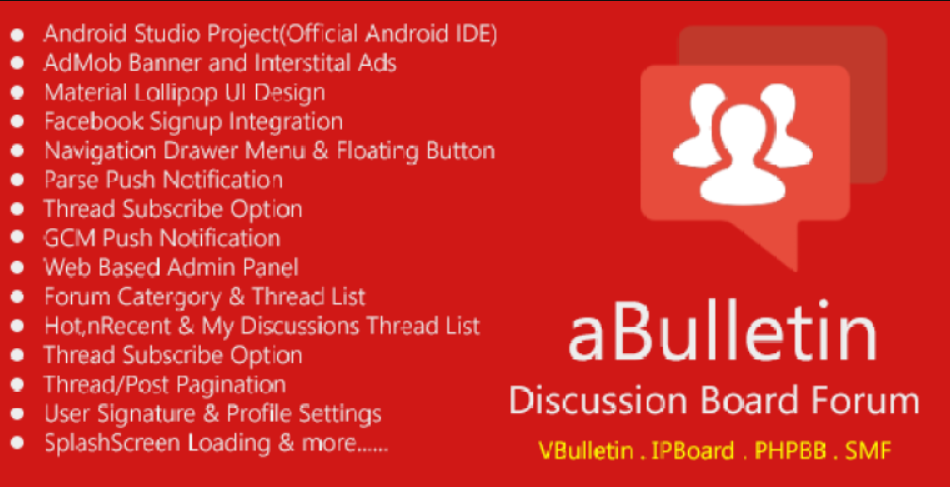 Android Discussion Forum App – aBulletin