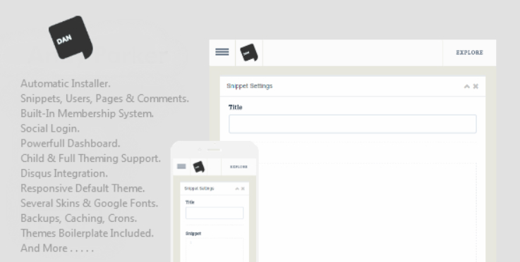 Dan v1.1 Social Snippets Application