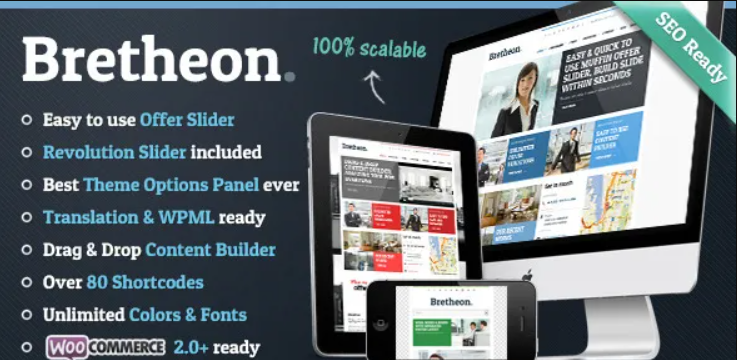 Bretheon 2.4.3 WordPress Theme