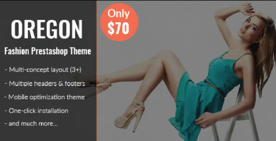 Oregon v1.7 Store eCommerce Responsive Prestashop Theme