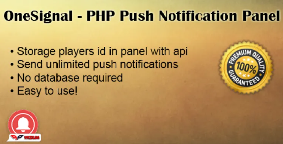 OneSignal PHP Push Notification Panel