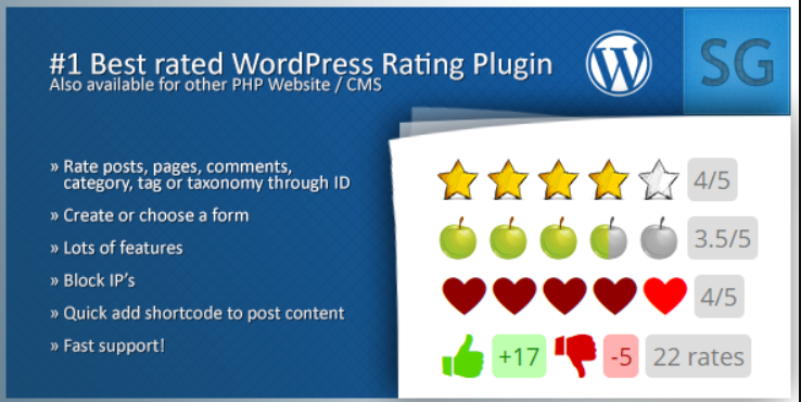 Rating Form v1.6.4 WordPress Plugin