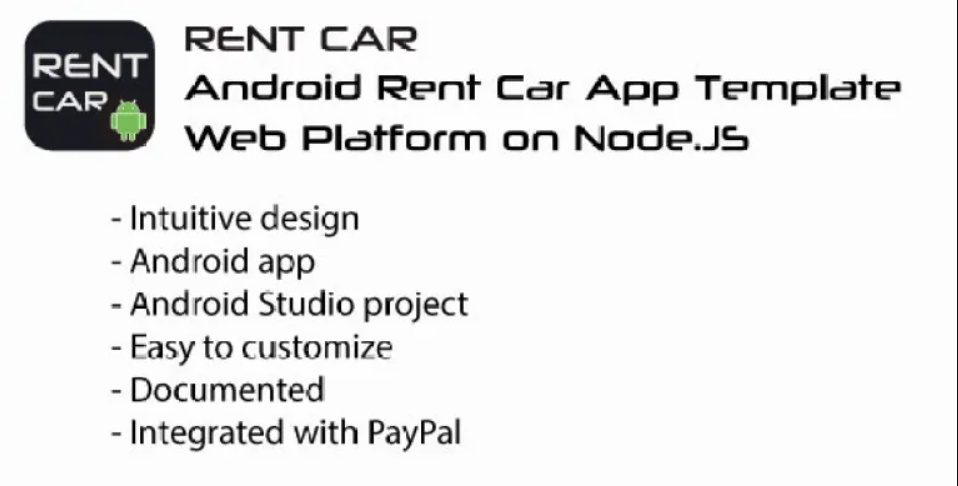 RentCar – Android + Web Rent Car Template