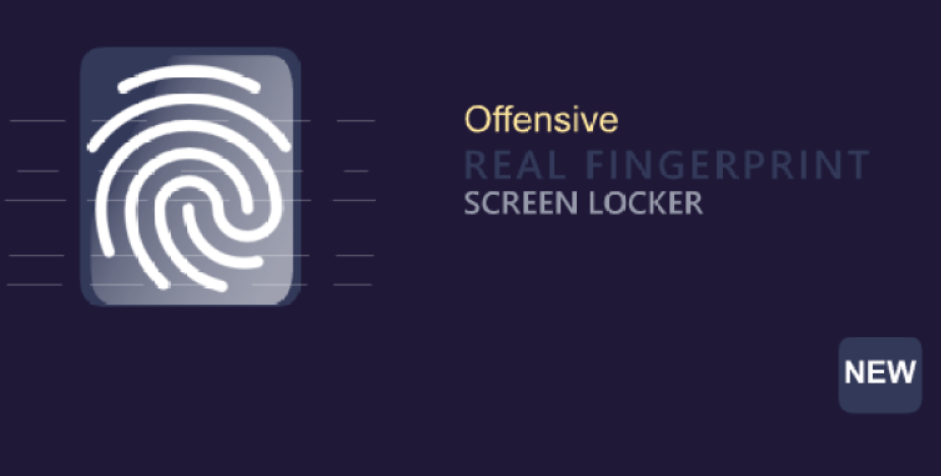 TiTanium screen locker – Fingerprint security