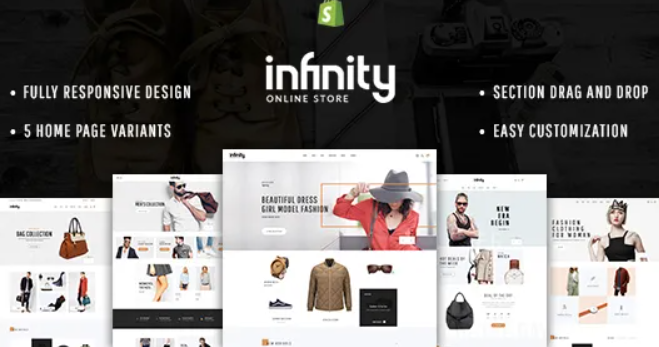 Infinity – Multipurpose Responsive Shopify Theme with Section Drag & Drop