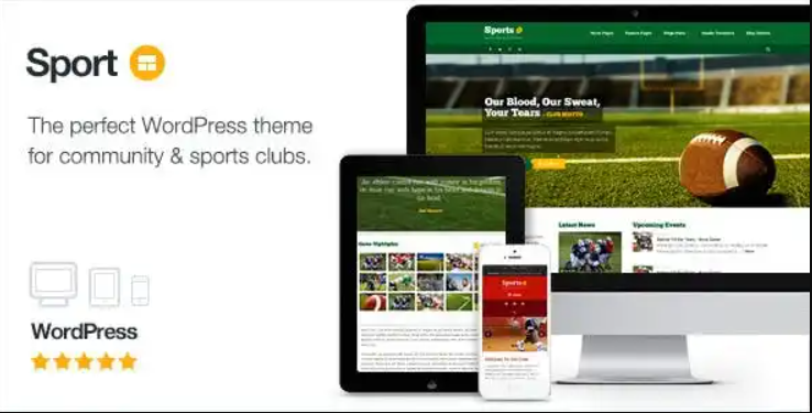 Sport v2.10 WordPress Club Theme