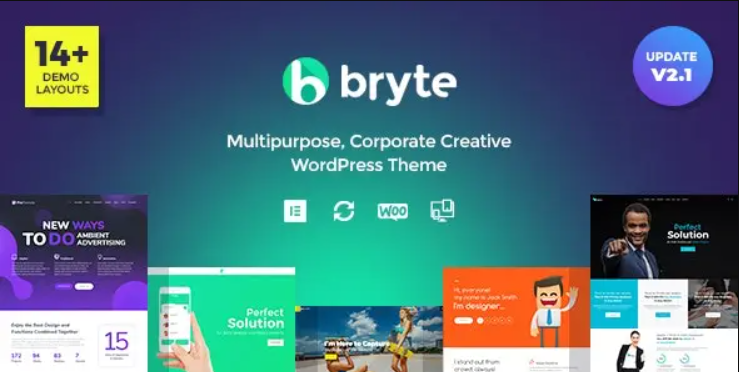 Bryte – Multipurpose Creative & Business Elementor WordPress Theme