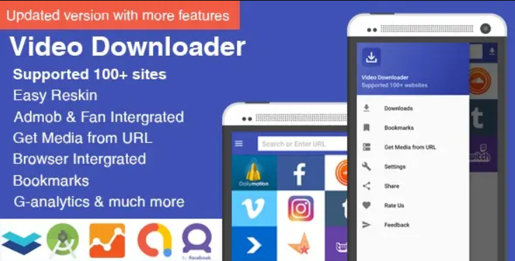 Video Downloader – Supported 100+ sites