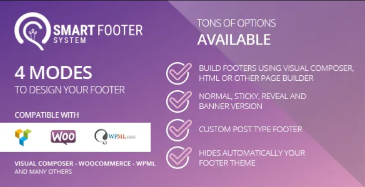 Smart Footer System v1.2.2 WordPress Plugin