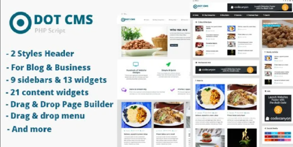 DOT Micro CMS v1.0.1 PHP Script