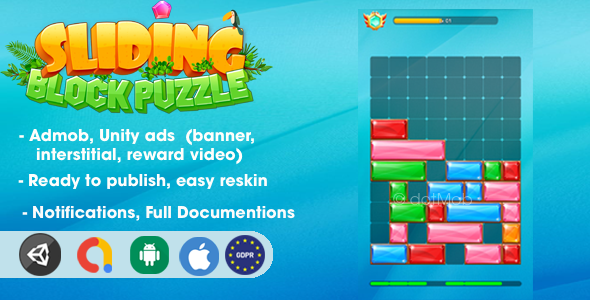 Sliding Block Puzzle - Unity Complete Project 1.1