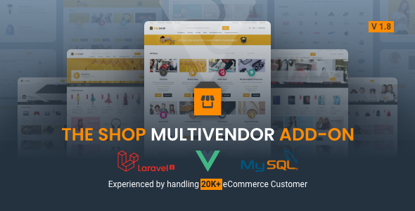 The Shop Multivendor Add-on 2.5
