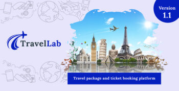 TravelLab - Travel Package & Ticket Booking Platform 2.0