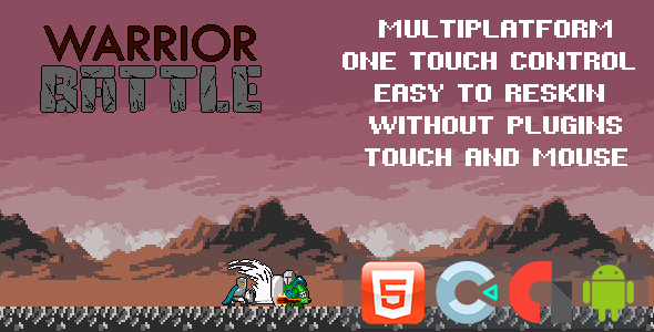 Warrior Battle - Template for Construct 3