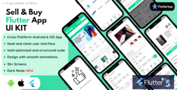 Buy and Sell used mobile and electronics - Flutter App UI Kit