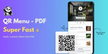 QR Menu - PDF. SaaS script for easy online menu 17 April 2023