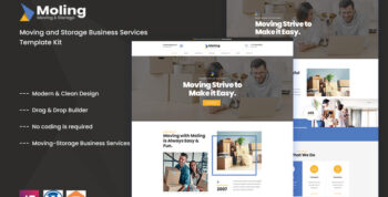 Moling - Moving and Storage Business Services Template Kit