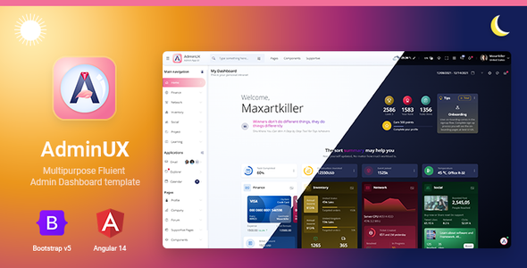 Admin UX | Bootstrap 5 Angular 14 Admin Dashboard Responsive HTML template