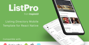 ListPro - Listing Directory React Native template