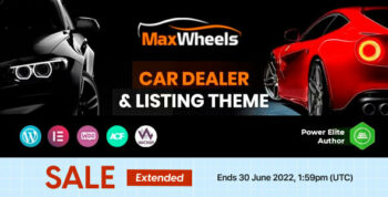 Maxwheels - Car Dealer Automotive & Classified Multivendor WordPress Theme