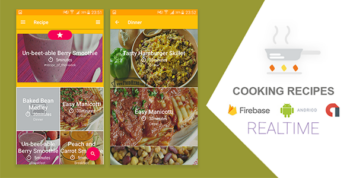 Cooking Recipes Realtime Application with Firebase