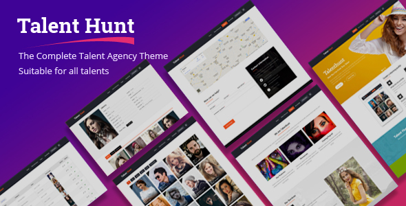 Talent Hunt - Model Management WordPress CMS Theme 1.2.3
