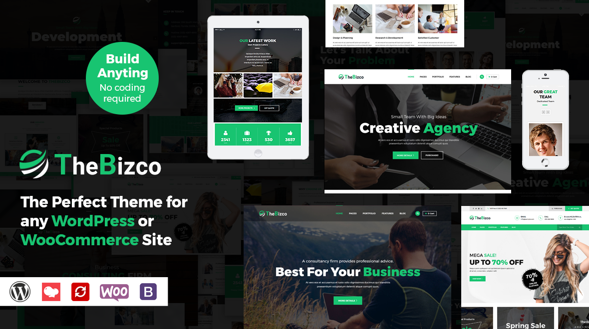 TheBizco Multi Businesses and Corporate WP Theme