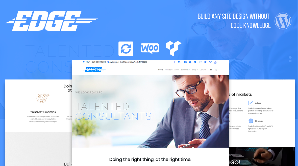 Edge Theme Portfolio and Business WordPress Theme