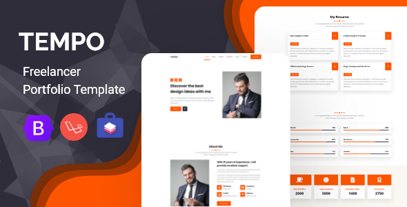 Tempo - Multipurpose Website CMS & Freelancer Portfolio Script