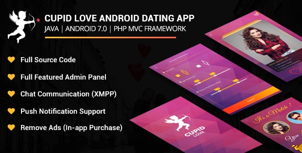 Cupid Love Dating Android Native Application 1.9