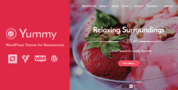 Yummy - Restaurant & Food Ordering WordPress Theme + WooCommerce