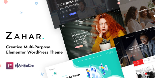 Zahar - Creative Multipurpose Elementor WordPress Theme 6.8.5